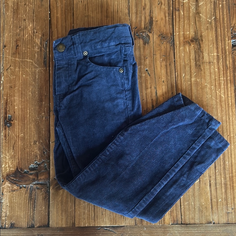Boys Janie and Jack Blue Corduroy Pants. Size 5. Very good condition.